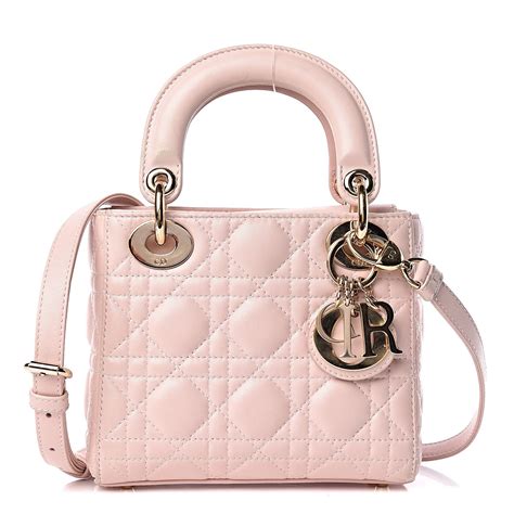 lady dior pink lambskin replica|christian dior lambskin cannage mini.